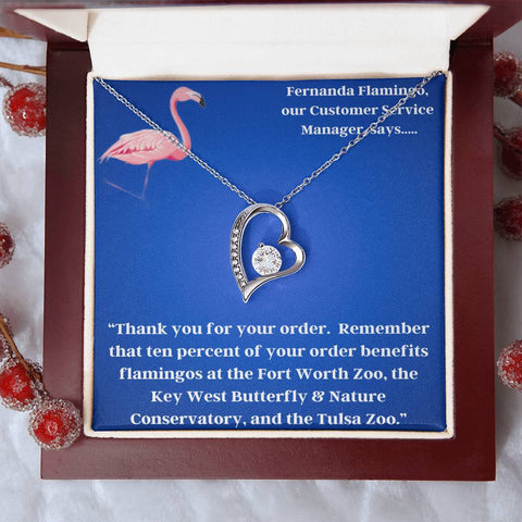 Forever Love Necklace, Mother's Day Gift, Valentine's Day, Birthday, Appreciation, Love, Perfect, Cherished, Elegant, Sentimental