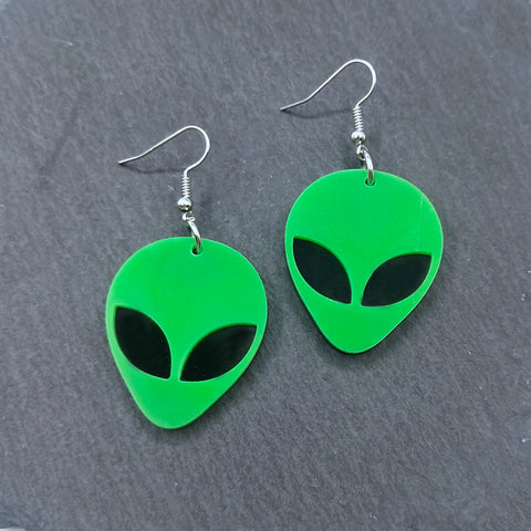Alien Statement Mystical Drop Bangled Earrings