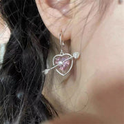 Cupid Heart Necklace or Cupid Heart Earrings